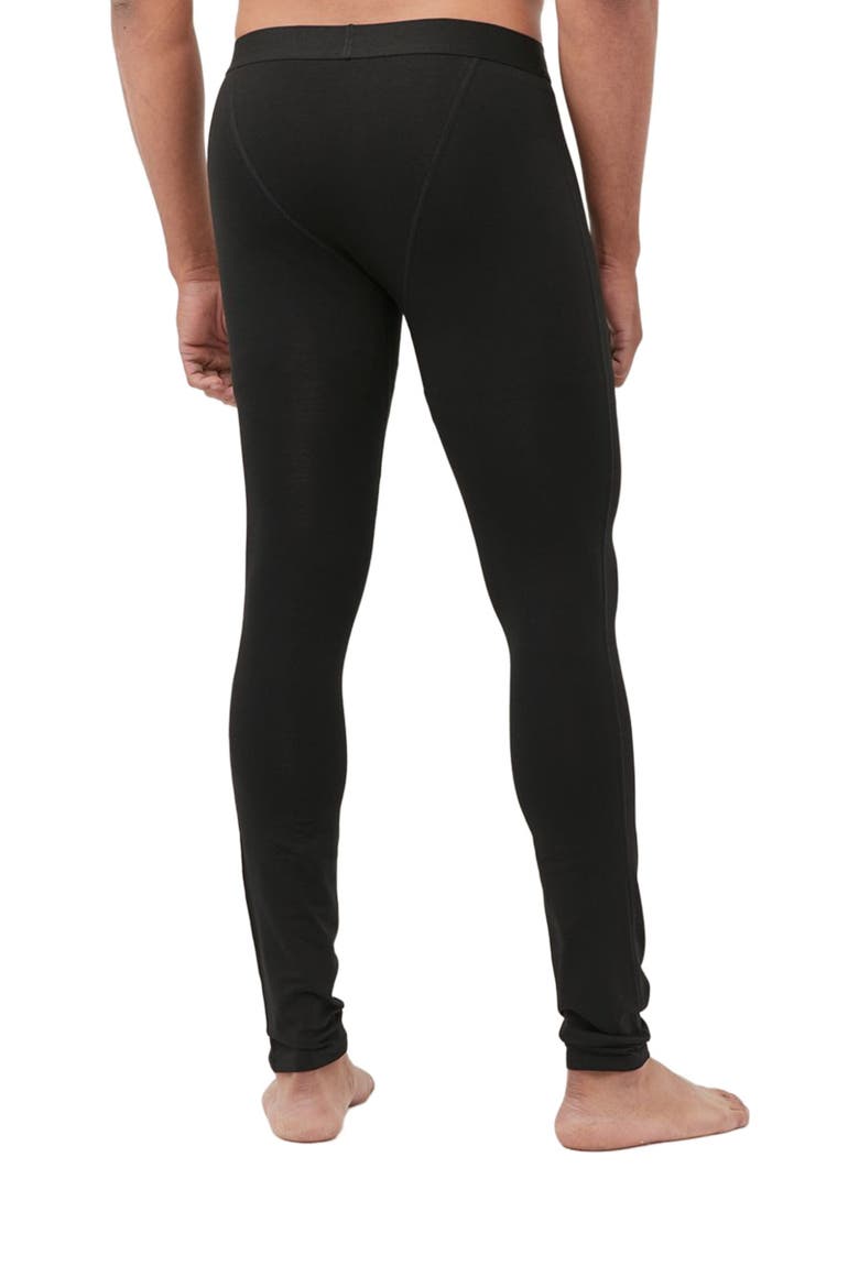 Organic Cotton Layering Long John, Alternate, color, Black