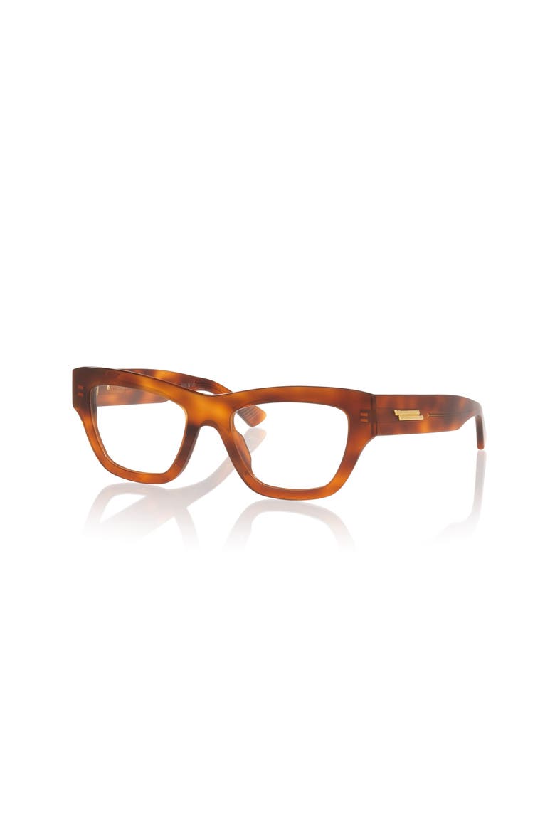 51mm Rectangle optical glasses, Main, color, Tortoise