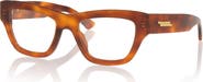 Bottega Veneta 51mm Rectangle optical glasses