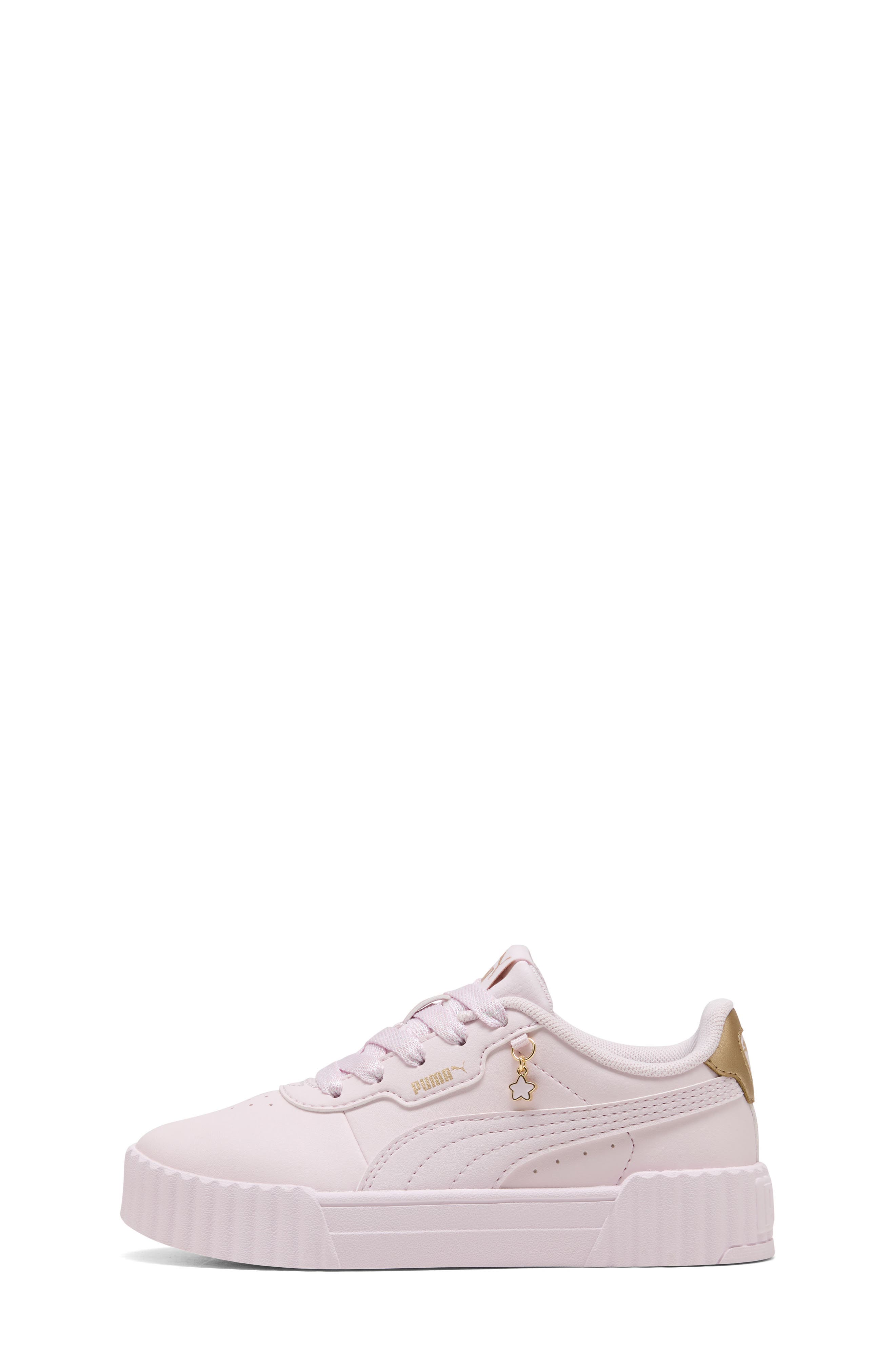 Kids' Carina 3.0 Charm Sneaker, Alternate, color, POWDER PINK/ PUMA GOLD
