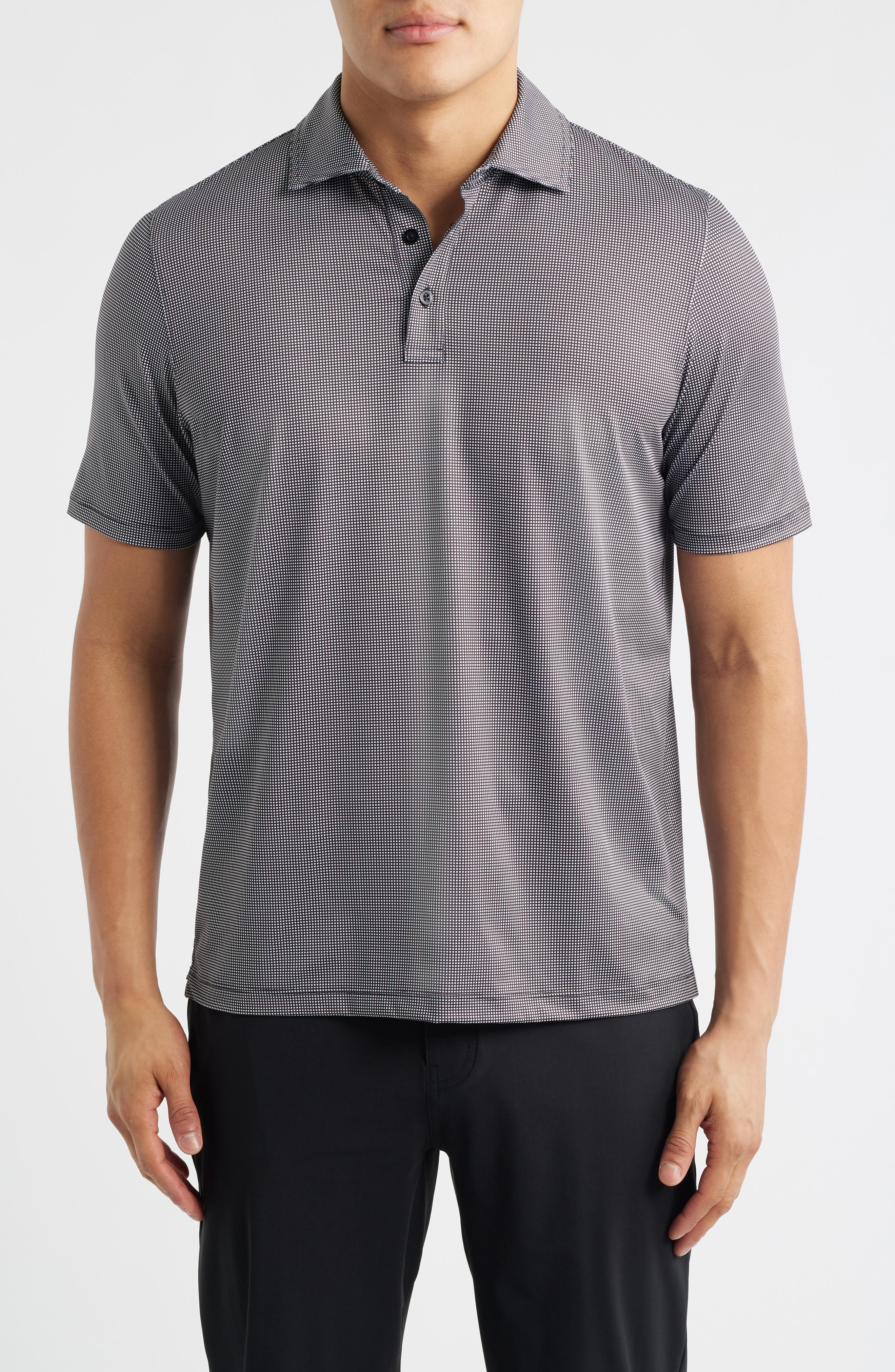 XC+ Ace Micropattern Performance Golf Polo