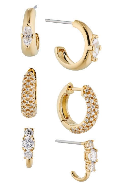 Cleo Set of 3 Hoop Earrings