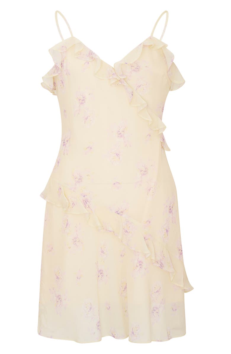 LoveShackFancy Kids' Mini Lomina Floral Ruffle Trim Dress, Main, color, Sweet Jasmine