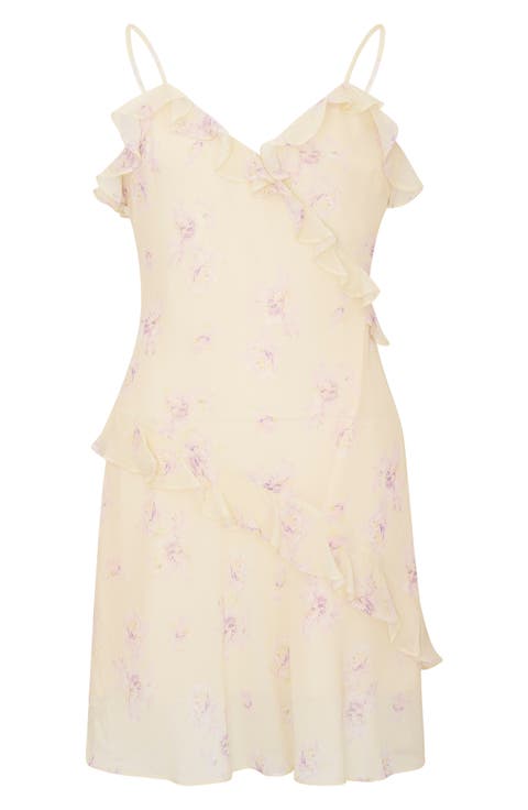 Kids' Mini Lomina Floral Ruffle Trim Dress (Big Kid)