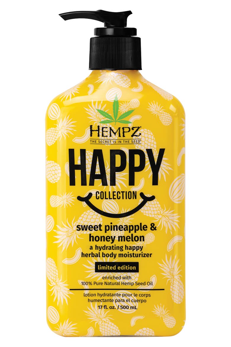 Limited Edition Mini Sweet Pineapple & Honey Melon Herbal Body Moisturizer 2.25 oz., Main, color, NO COLOR
