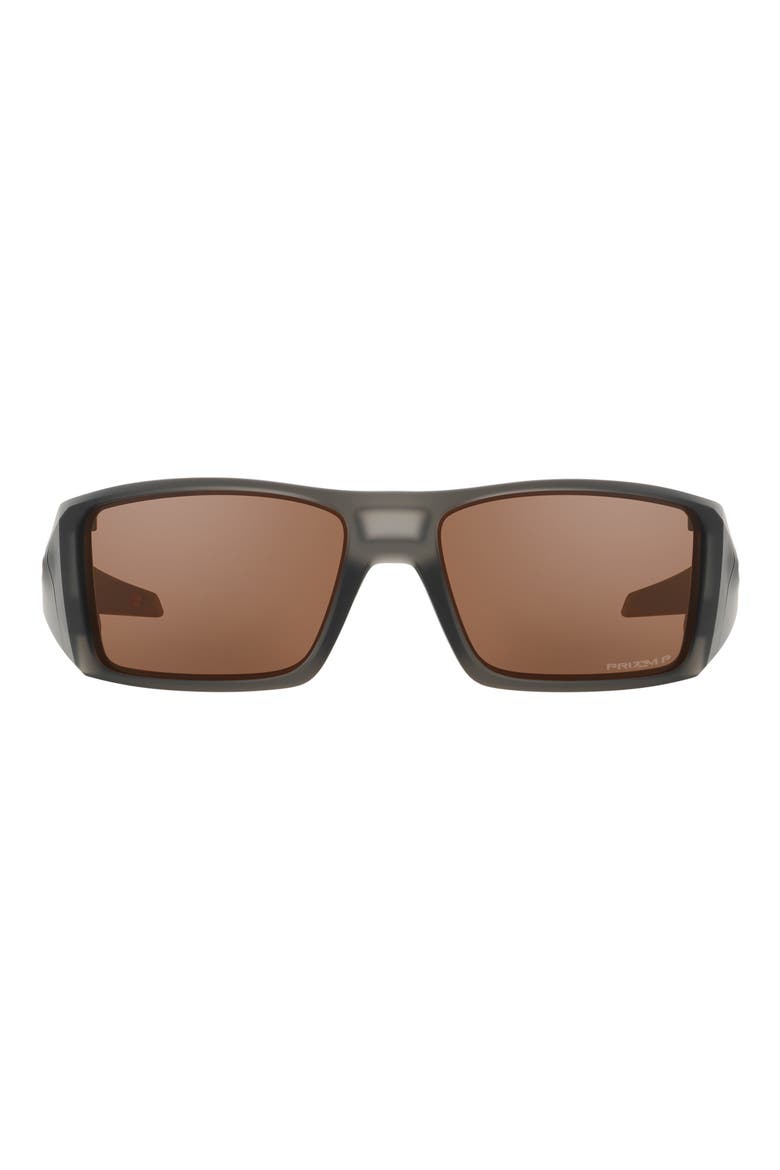 Heliostat 61mm Prizm™ Polarized Rectangular Sunglasses, Main, color, SMOKE
