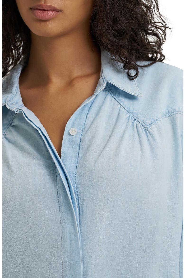 Femme Western Shirt, Alternate, color, BEND THE LIGHT
