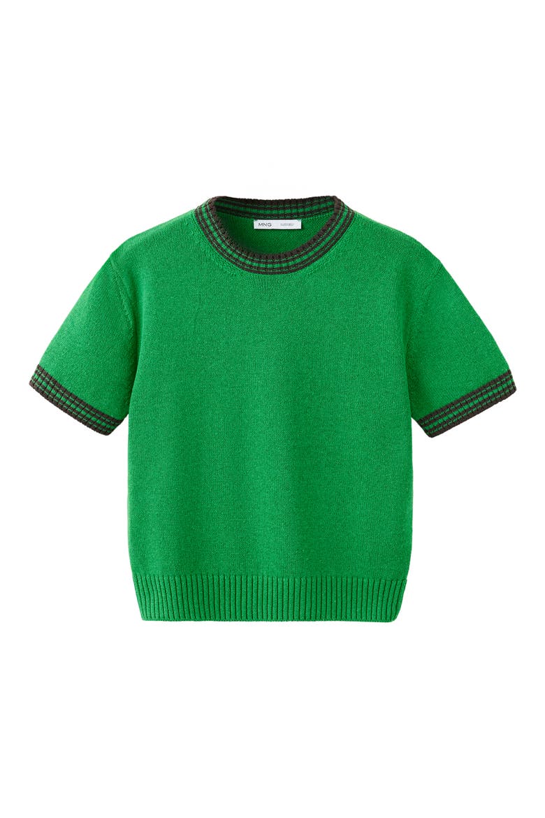 Short Sleeve Sweater, Main, color, GREEN