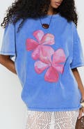 Princess Polly Watercolour Daydream Graphic Oversized T-Shirt