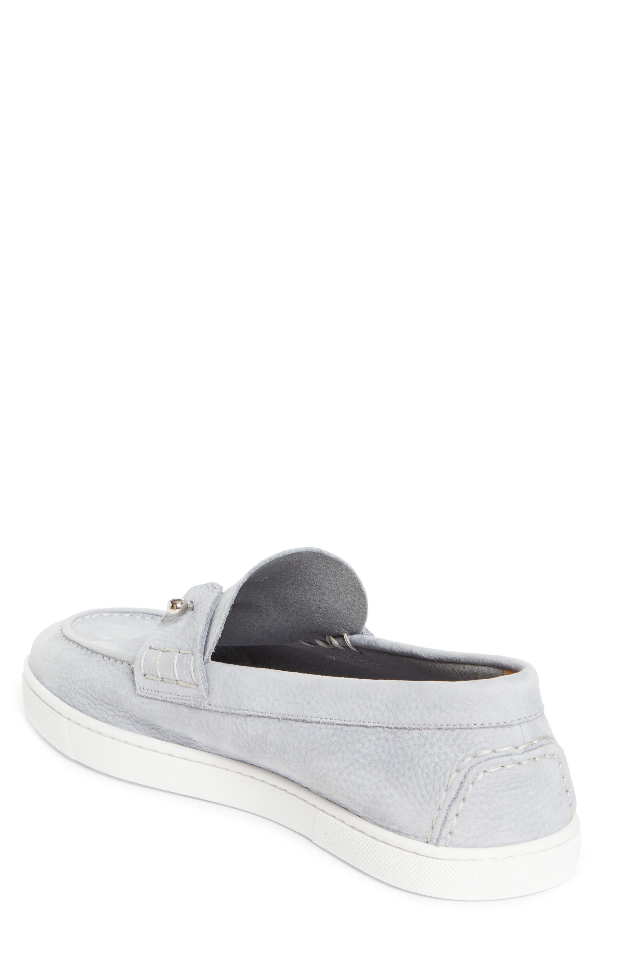 Christian Louboutin Chambeliboat Loafer, Alternate, color, Grey
