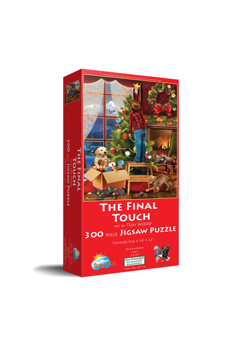 Sunsout The Final Touch 300 piece Jigsaw Puzzle for Adults, Main, color, Multicolor