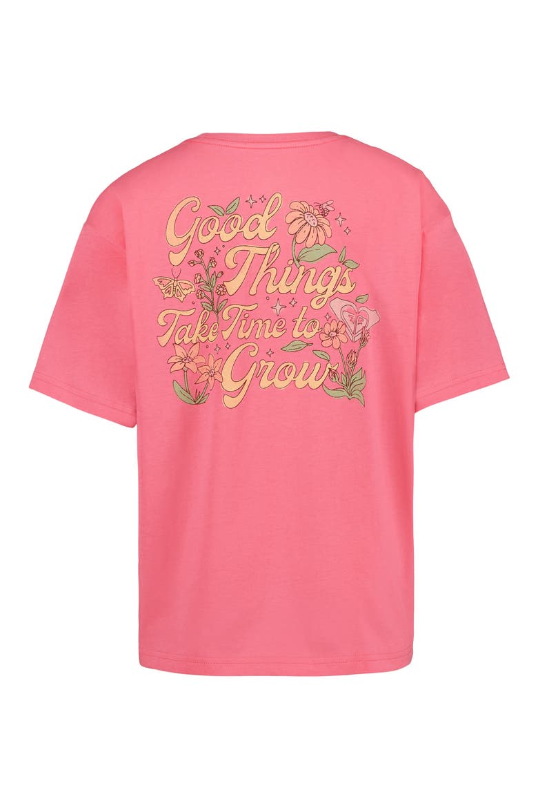 Kids' Good Things Oversize Graphic T-Shirt, Alternate, color, PINK CARNATION