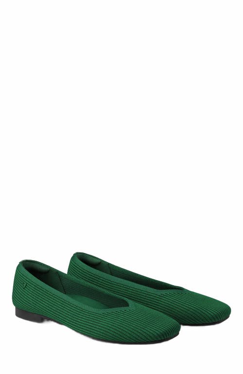Vivaia Square-toe V-cut Flats