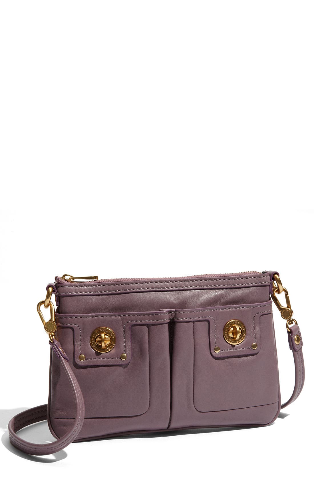 MARC BY MARC JACOBS 'Totally Turnlock - Percy' Crossbody Bag, Main, color, LILAC