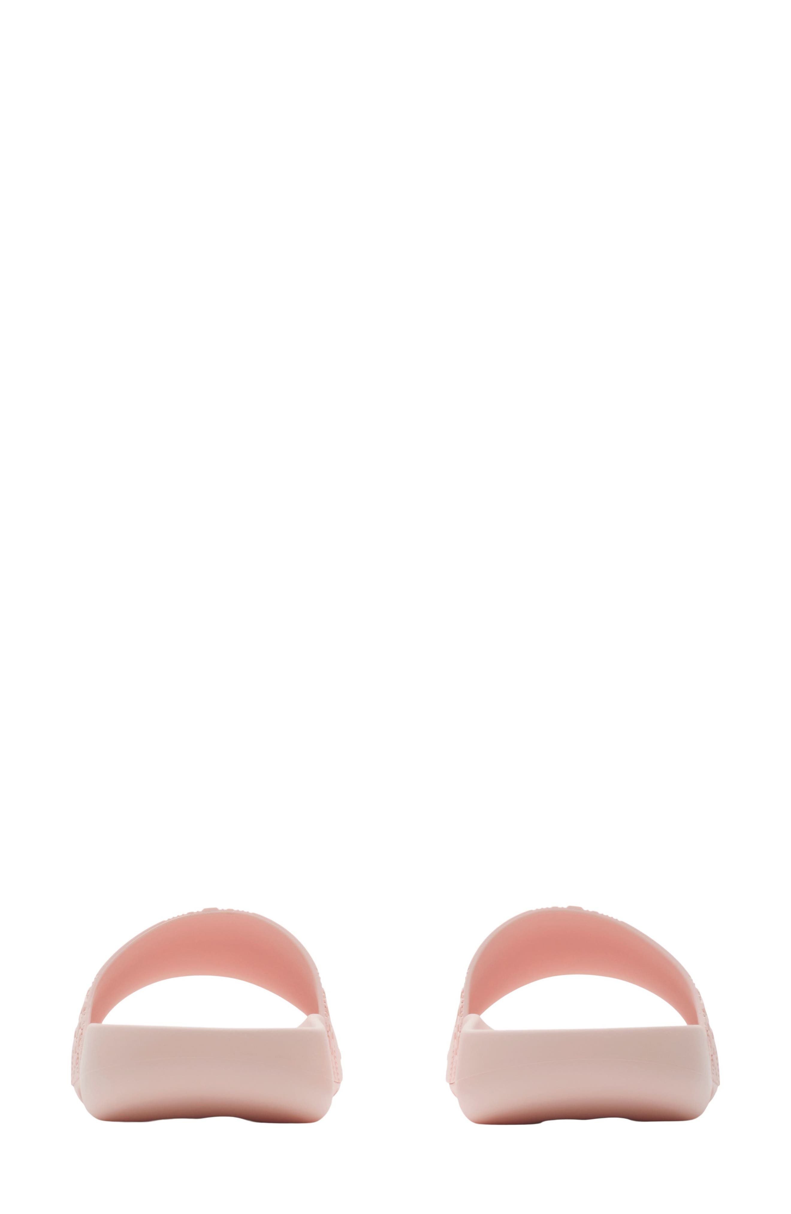 Burberry Dive Embossed Check Pool Slide Sandal, Alternate, color, 