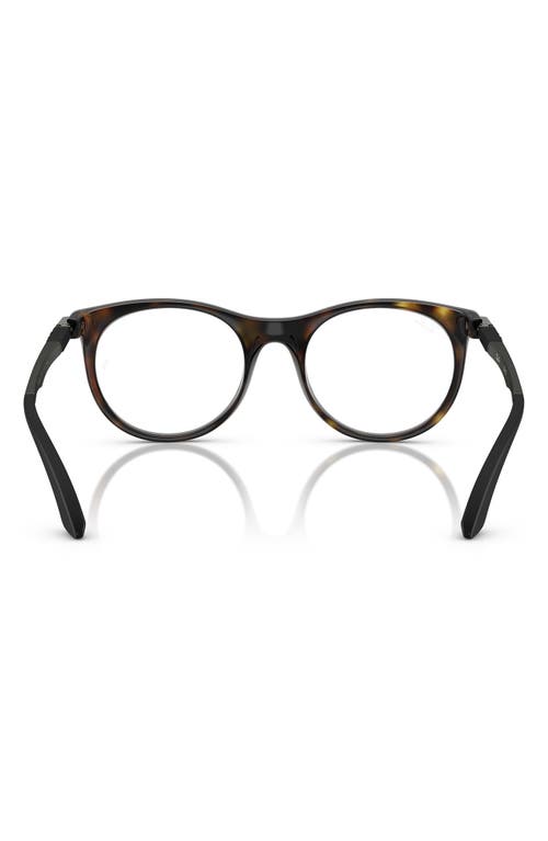 Ray Ban Ray-ban Kids' 47mm Phantos Optical Glasses In Havana