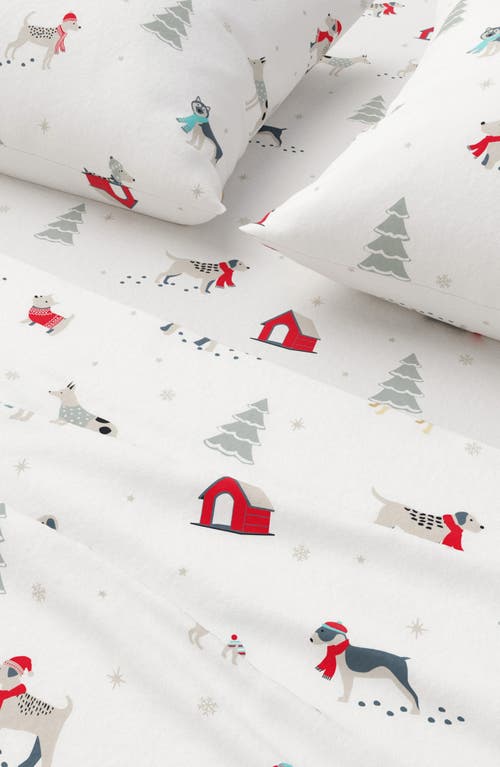 Woven & Weft Turkish Cotton Flannel Holiday Sheet Set