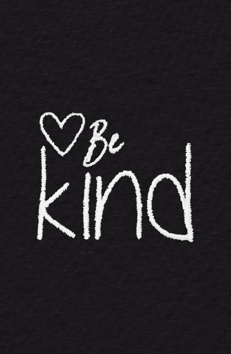 Dalix Womens Be Kind Lightweight Everyday Tee, Alternate, color, Black