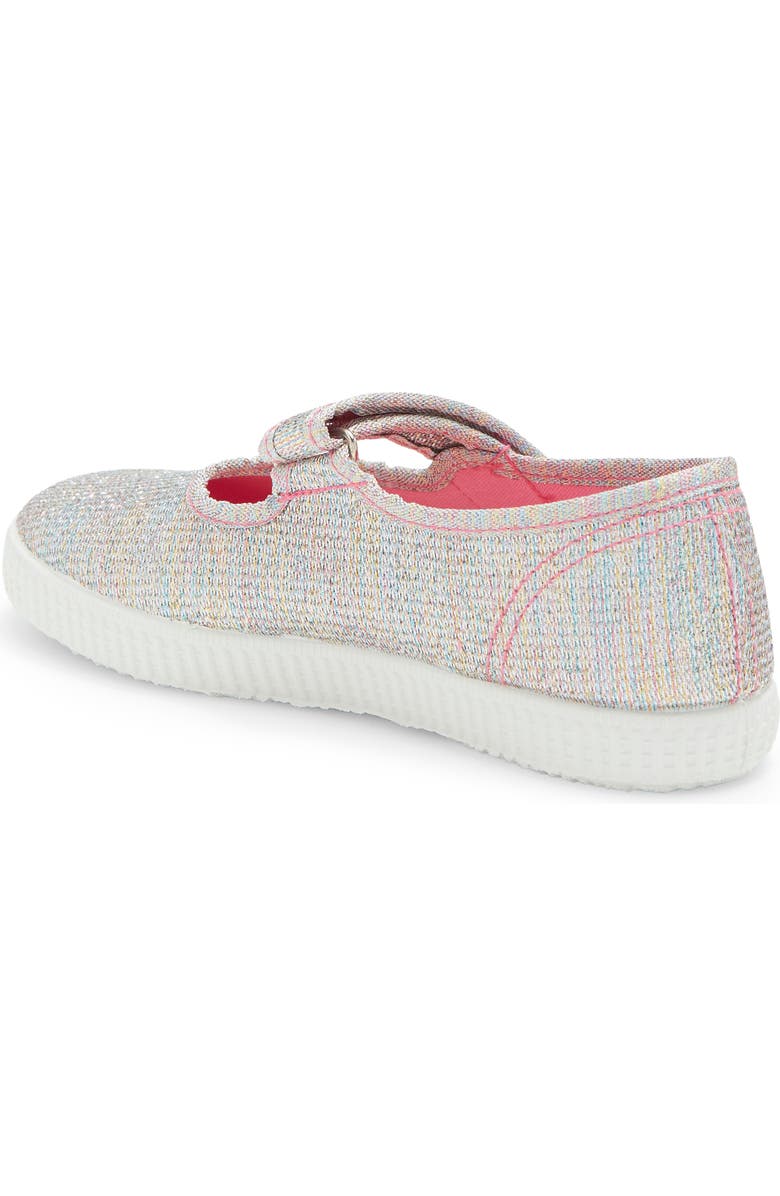 Cienta Mary Jane Sneaker, Alternate, color, Light Rainbow Sparkle