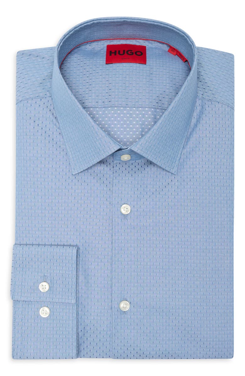 HUGO Kenno Slim Fit Cotton Dress Shirt, Alternate, color, 