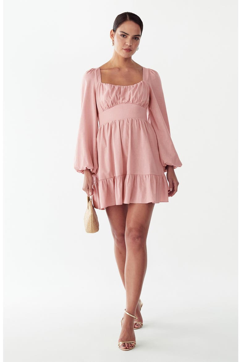 Wrenn Mini Dress, Alternate, color, Baby Pink