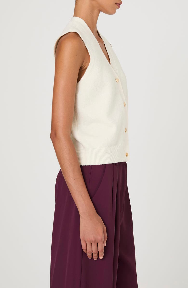 French Connection Vhari Sweater Vest, Alternate, color, Porcelain Cream