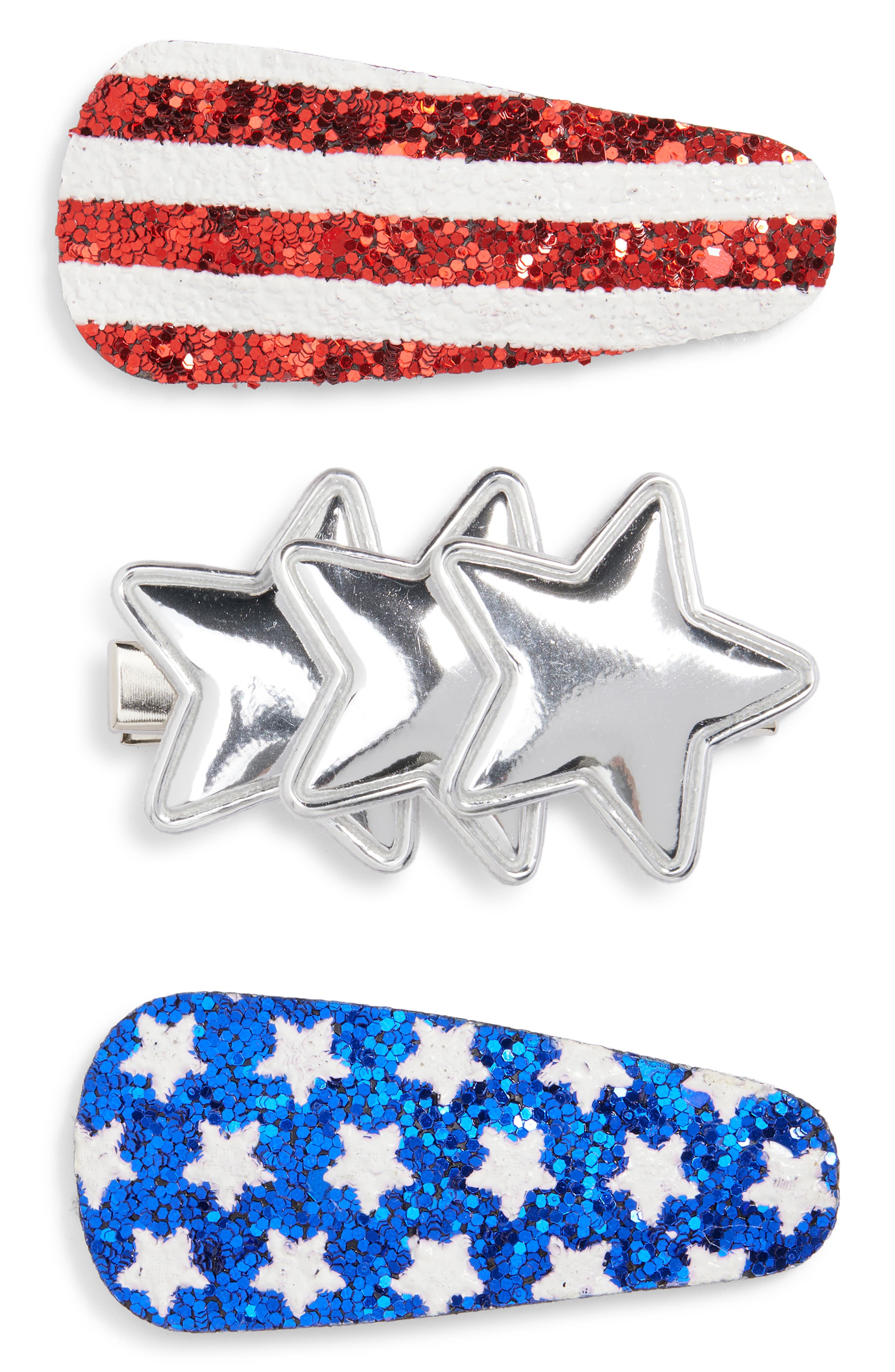 selected BLUE / RED GLITTER
