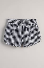 Nordstrom Kids' Gingham Seersucker Shorts