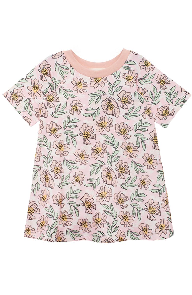 Mabel + Honey Quinn Short Sleeve Dress, Main, color, Pink