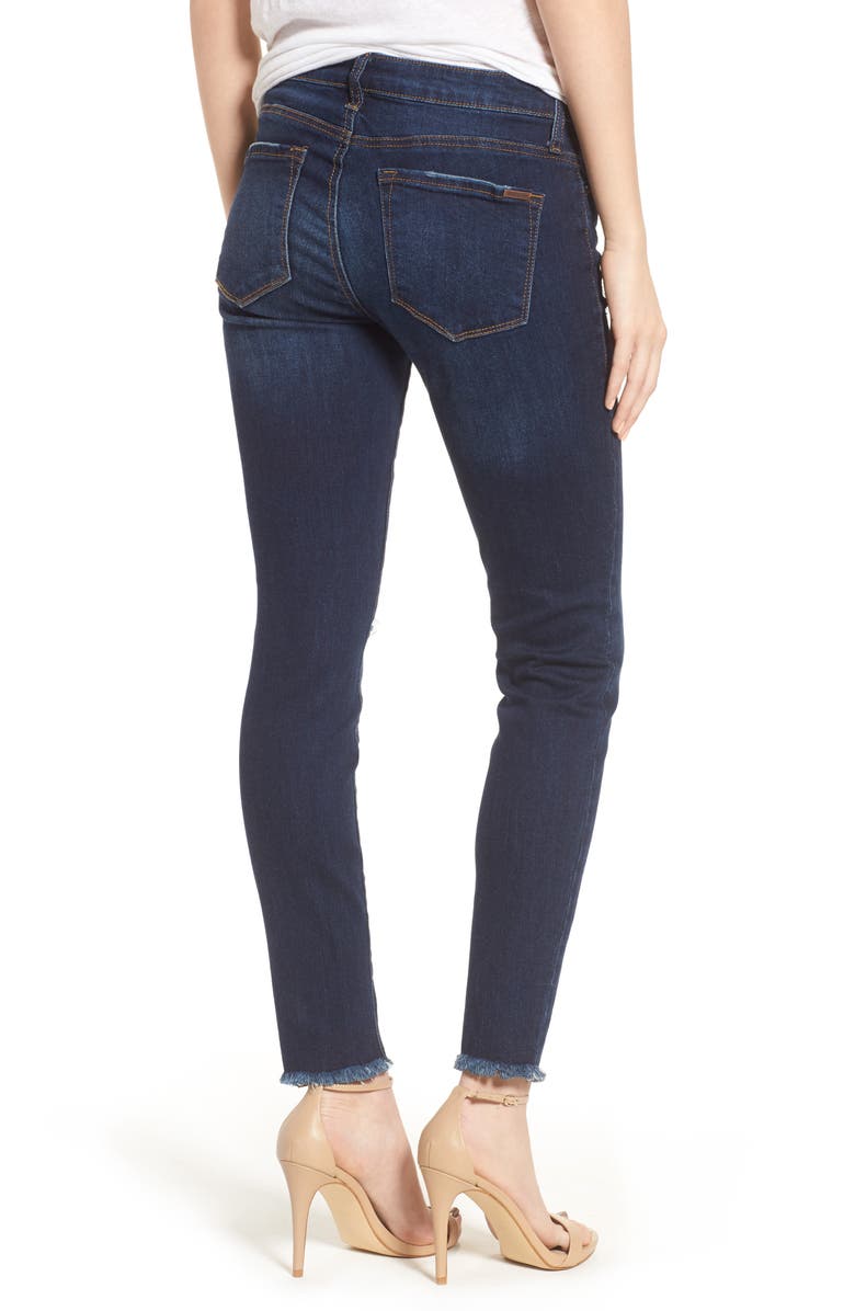 STS Blue Emma Frayed Hem Ankle Skinny Jeans, Alternate, color,