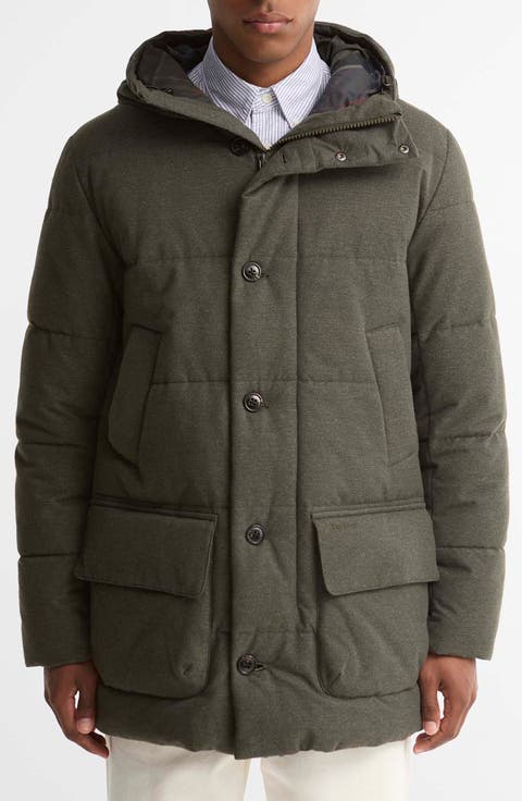 Winter Bedale Baffle Quilted Puffer Jacket