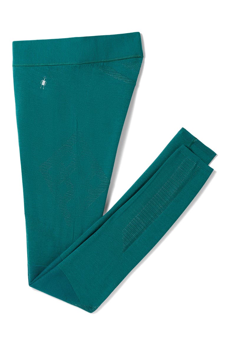 Intraknit Merino Wool Blend Leggings, Alternate, color, EMERALD WHITE