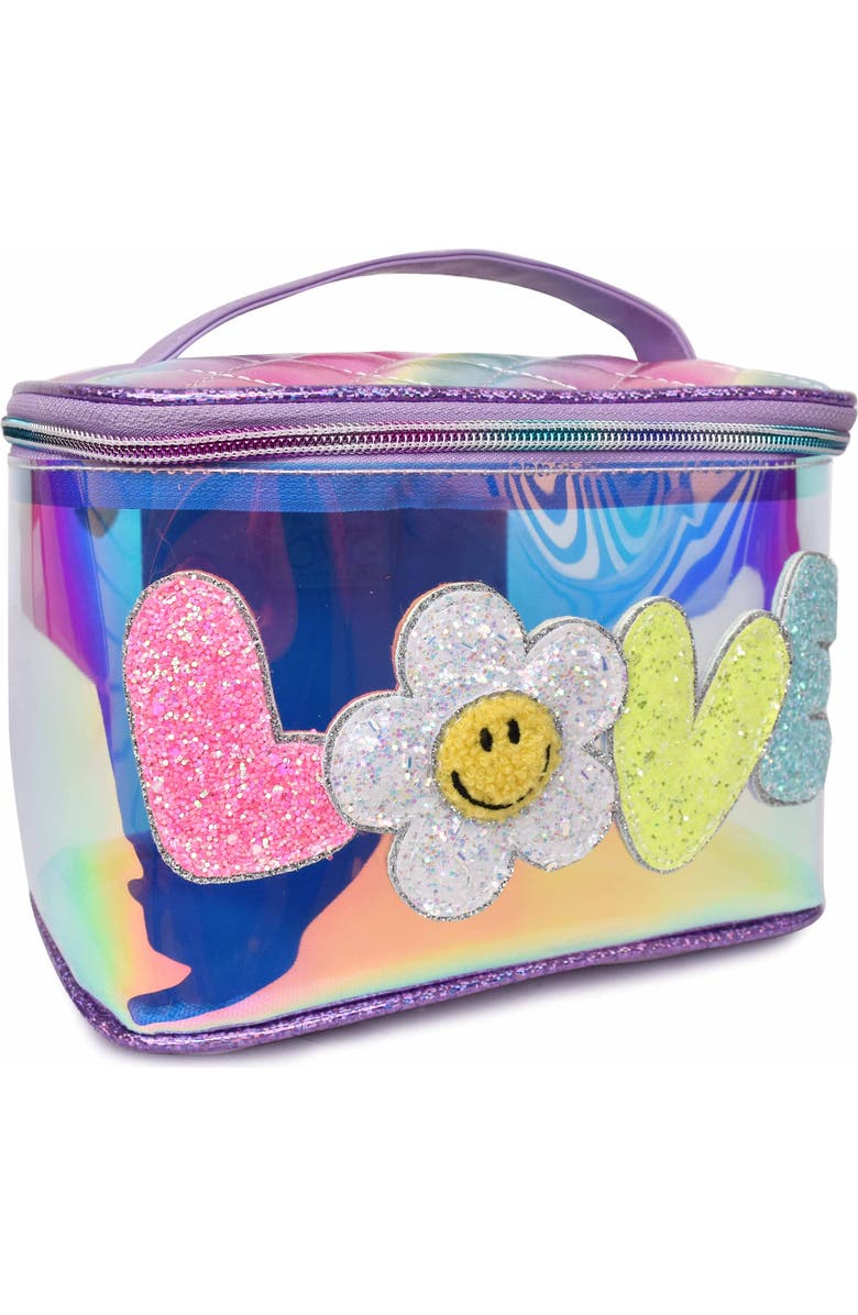 OMG Accessories Kids' Love Train Case, Alternate, color,