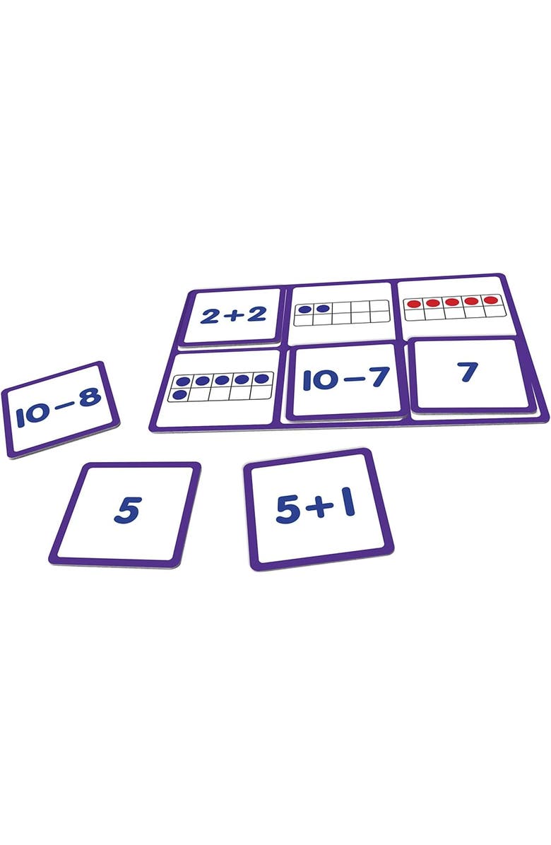 Junior Learning JL547 Ten Frame Bingo Medium, Alternate, color, Multicolored