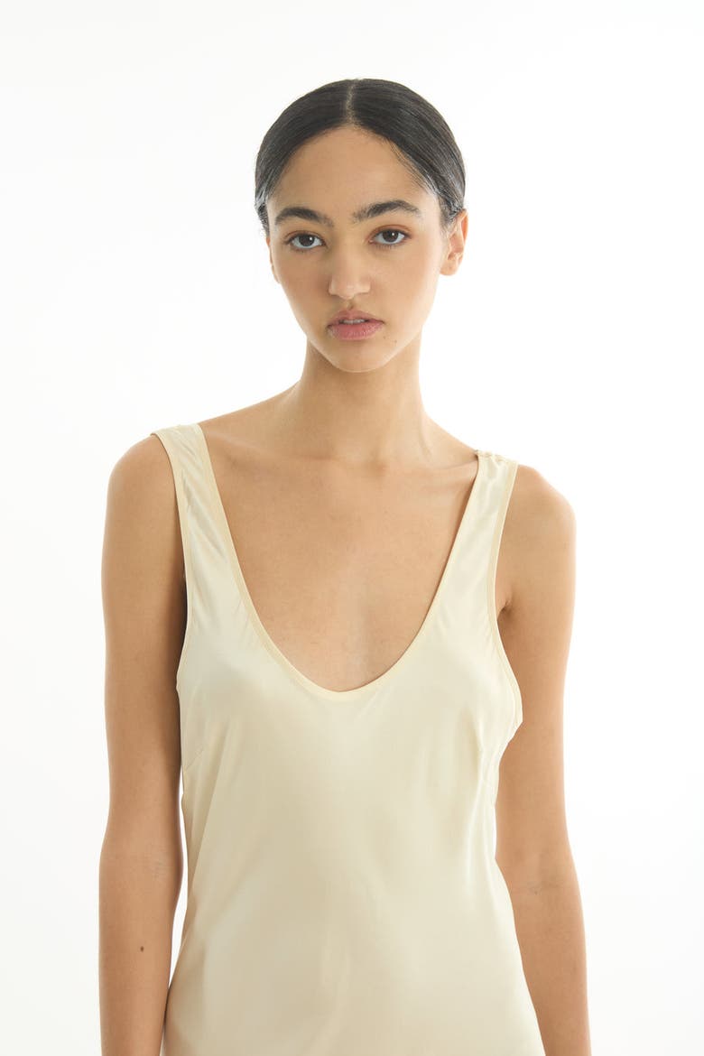 Evelyn Dress, Alternate, color, Vintage Crème