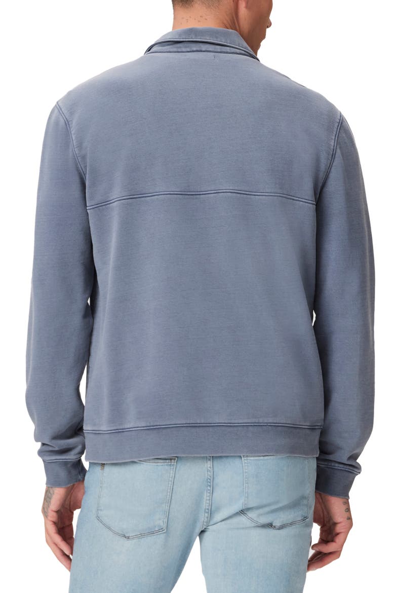 Davion Quarter Zip Pullover, Alternate, color, VINTAGE INK POT