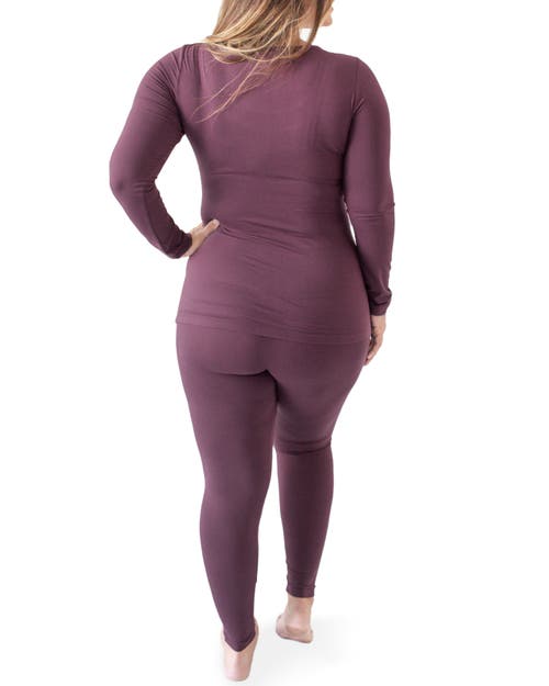 Kindred Bravely Jane Nursing Pajama Set In Purple