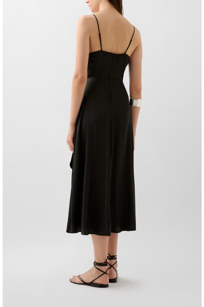 Slip Knot Dress, Alternate, color, Black