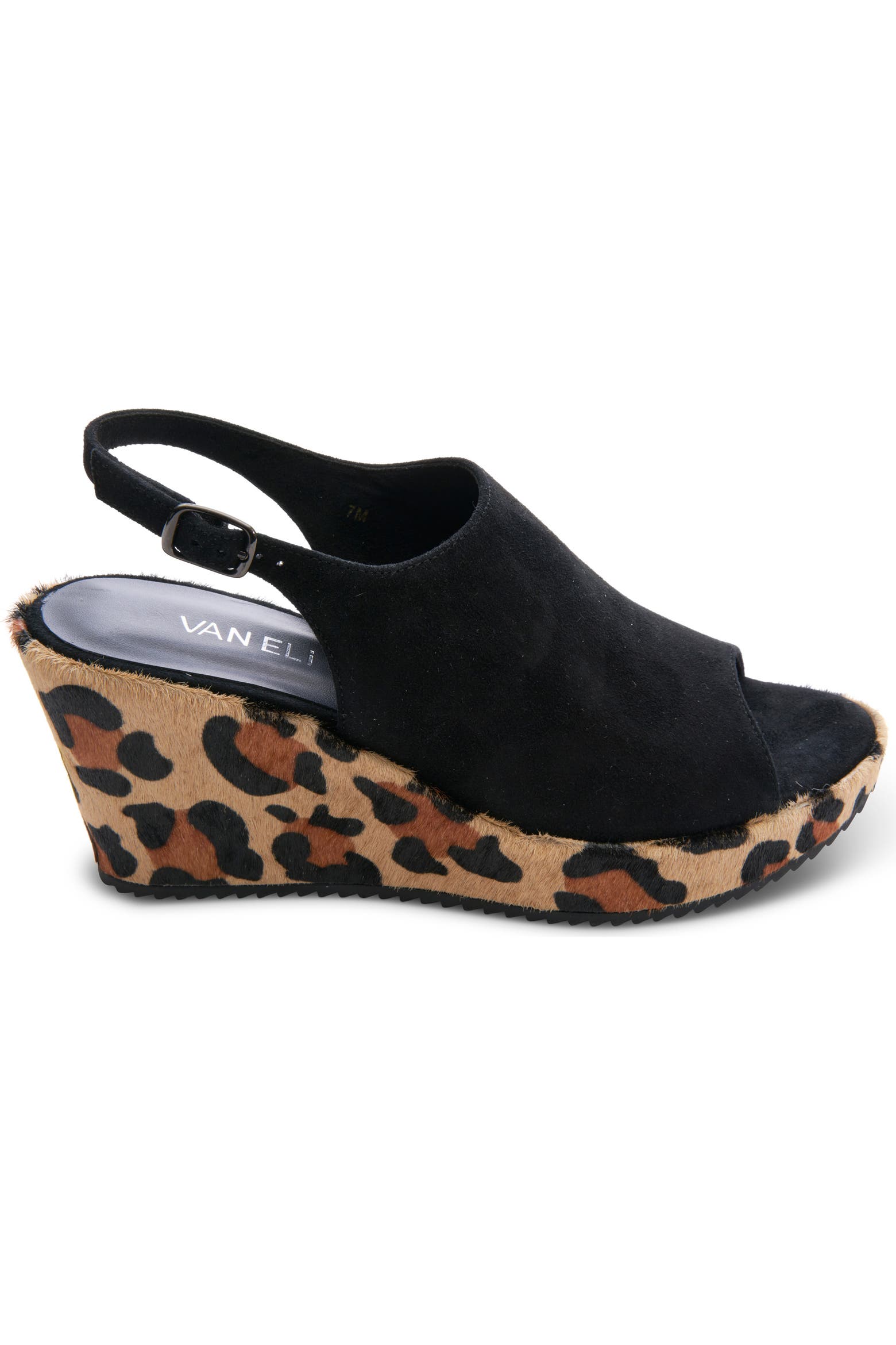 Box Insert Wedge VANELI Liza Genuine Calf Hair Wedge Sandal (Women) | Nordstromrack
