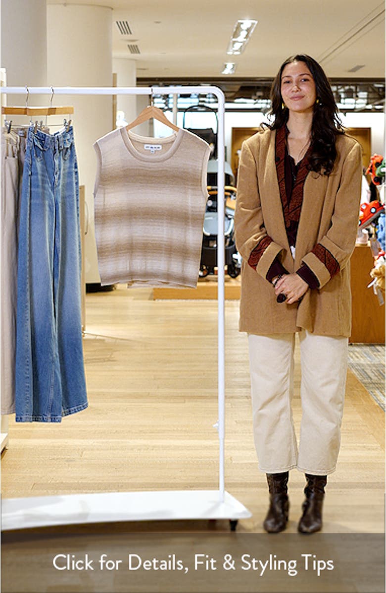 Wrap Back Sleeveless Knit Top, sales video thumbnail