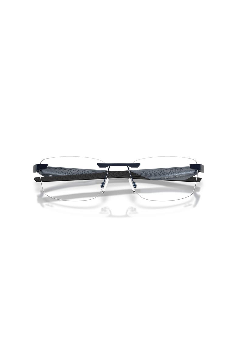 55mm Rectangle optical glasses, Alternate, color, Blue