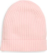 Nordstrom Cashmere Rib Cuff Beanie