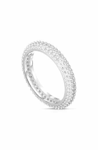 GLAZE JEWELRY Pavé Cubic Zirconia Eternity Band Ring
