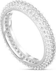 GLAZE JEWELRY Pavé Cubic Zirconia Eternity Band Ring