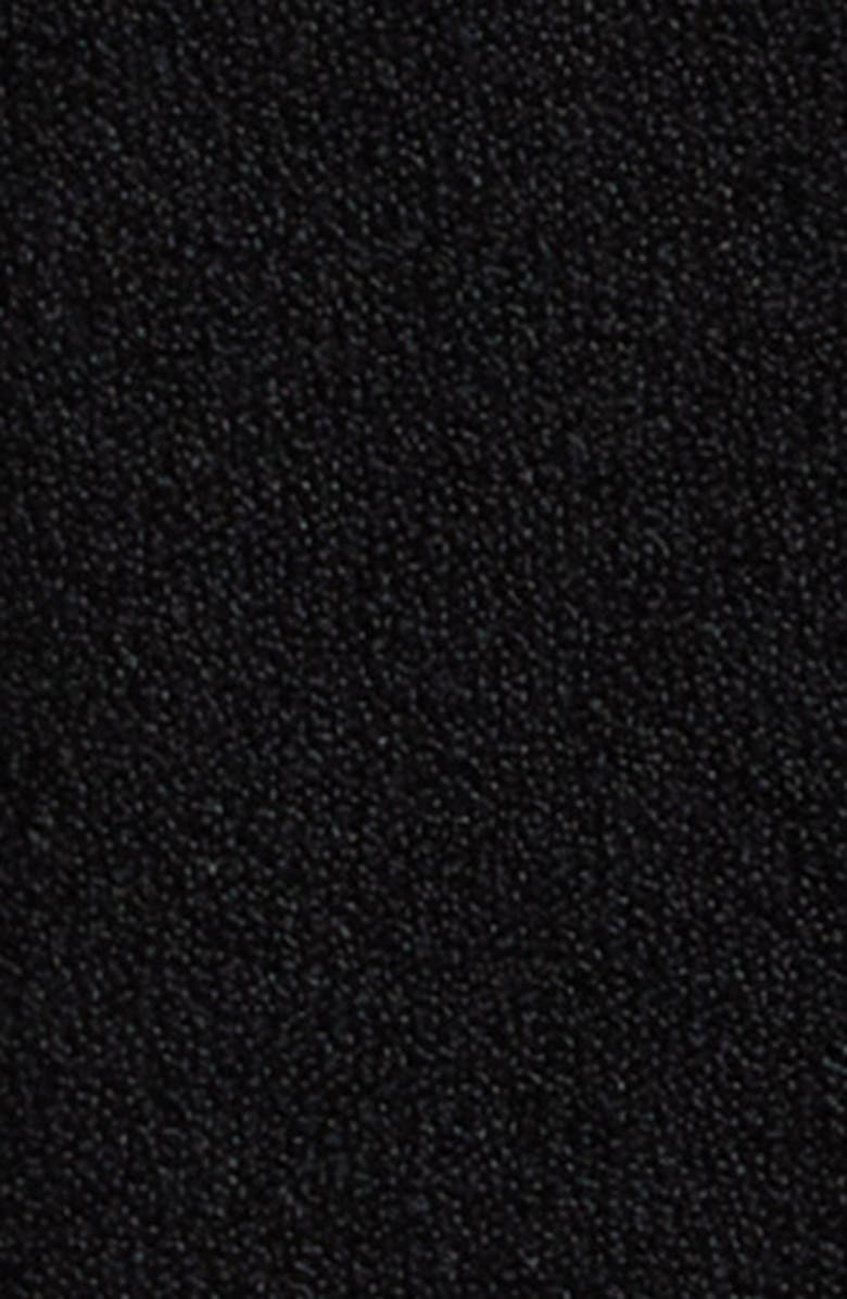 Akris punto Crop Crewneck Cardigan, Alternate, color, Black