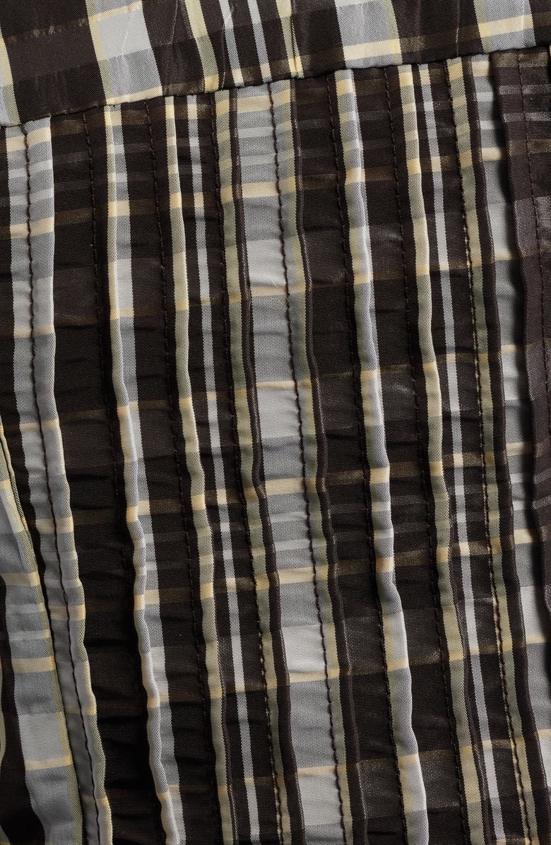 Damson Madder Thalia Peplum Tank, Alternate, color, Black/ White