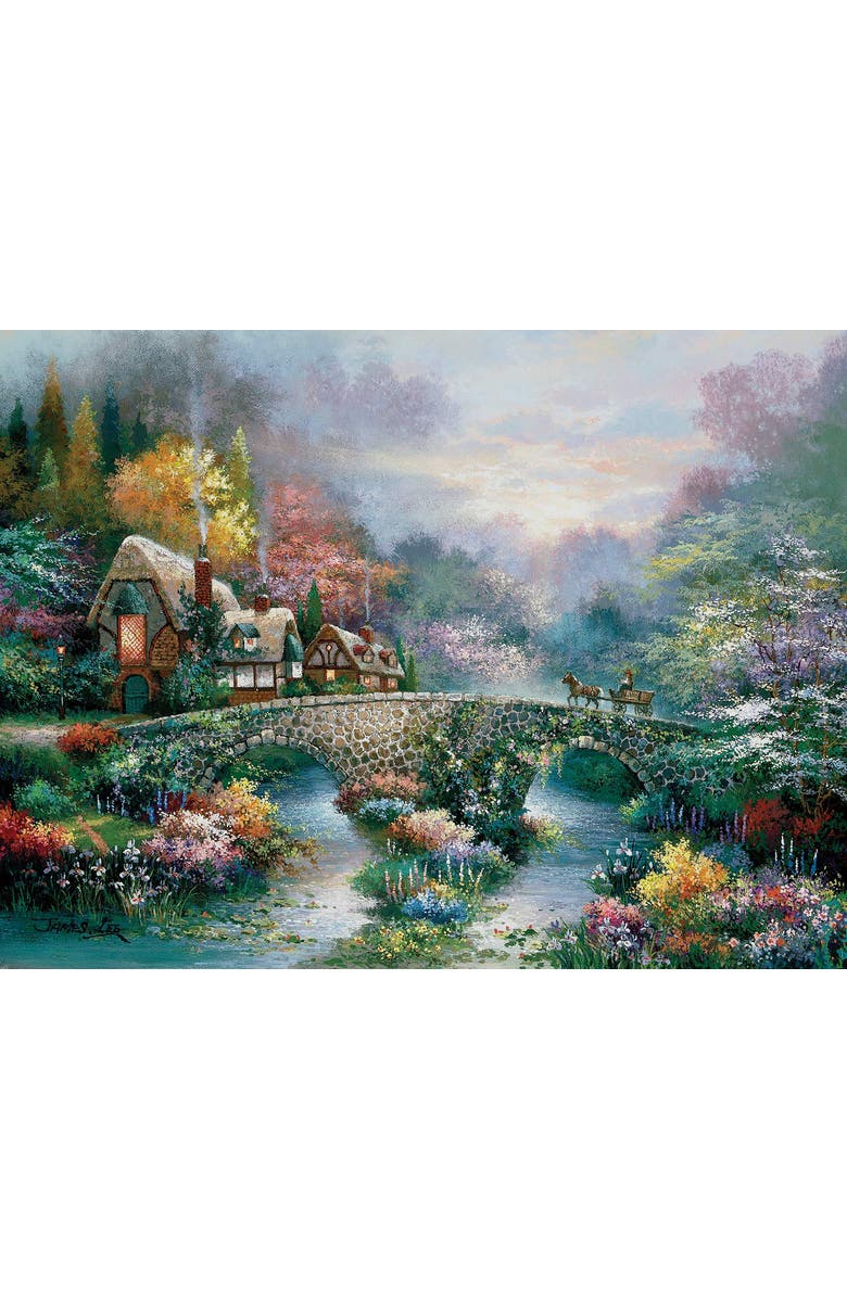 Sunsout Peaceful Cottage 300 piece Jigsaw Puzzle for Adults, Main, color, Multicolor