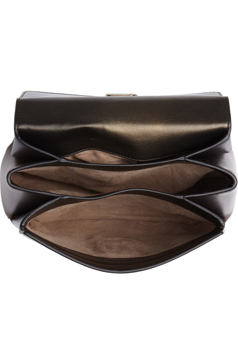 Bottega Veneta Small Piazza Tricolor Metallic Leather Handbag, Alternate, color,