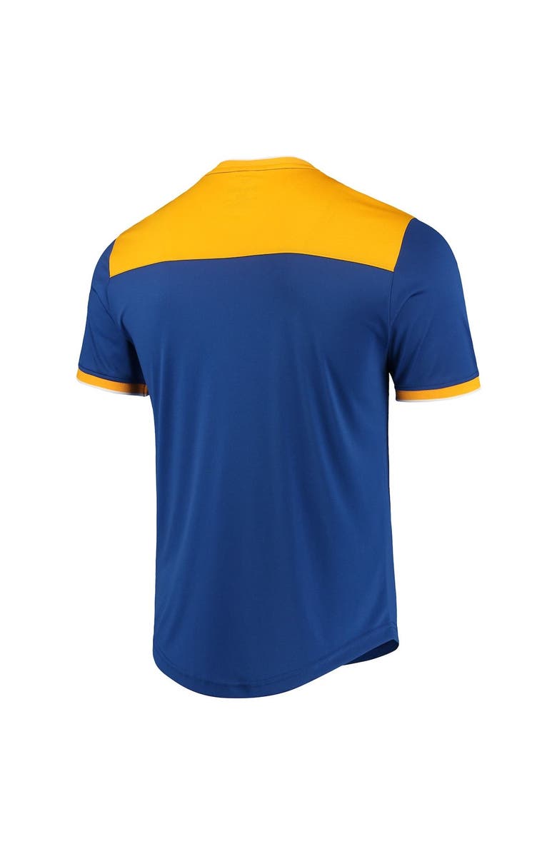 FANATICS Men's Fanatics Branded Royal/Gold Milwaukee Brewers True Classics Walk-Off V-Neck T-Shirt, Alternate, color, 