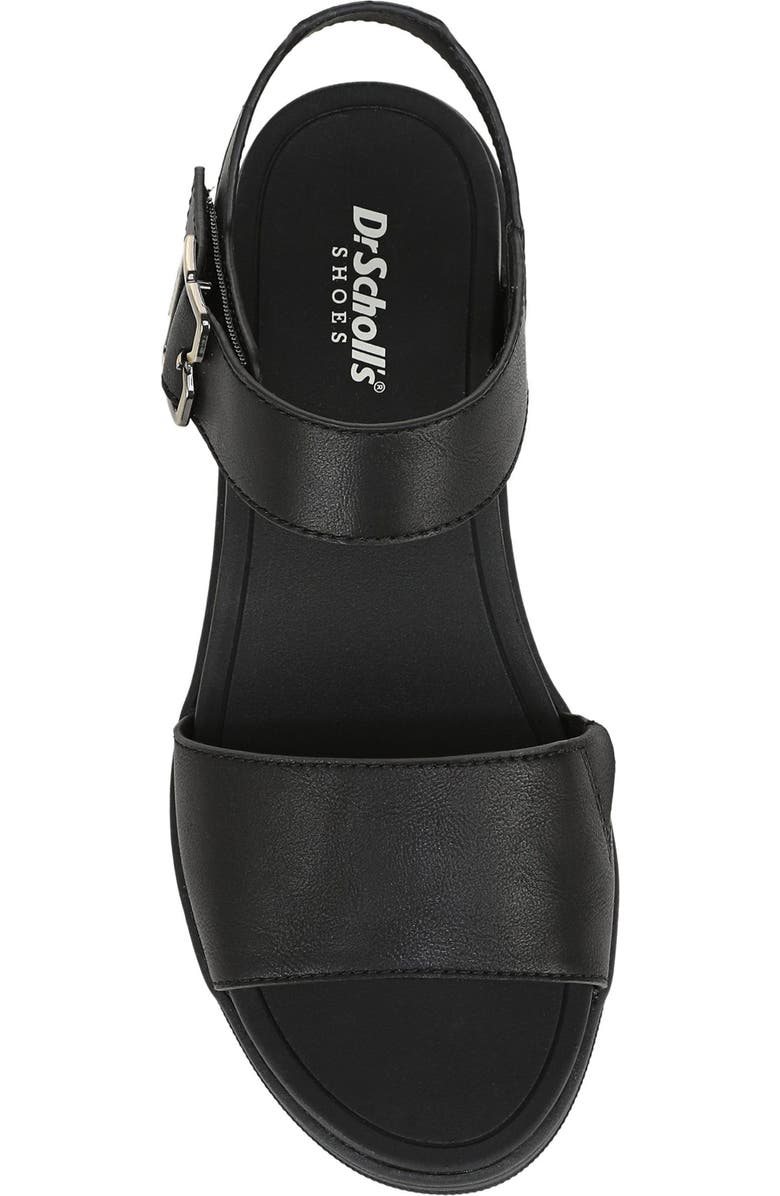 Dr. Scholl's Time Off Sky Ankle Strap Platform Sandal, Alternate, color, Black